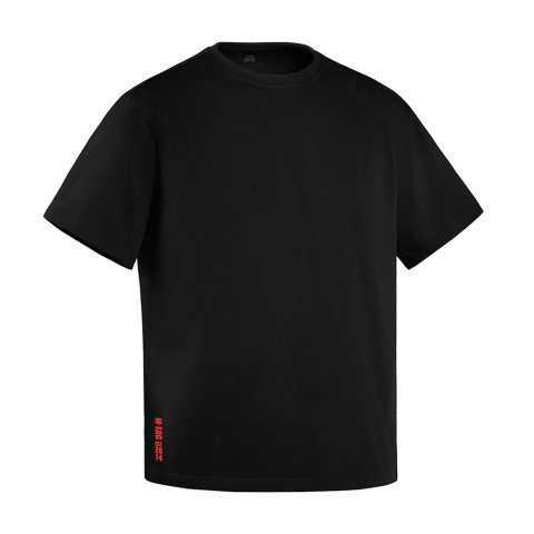 M-TAC Koszulka Train Hard Oversized Cotton Hard Czarna