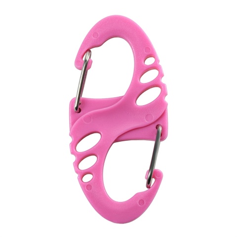 M-TAC Karabińczyk S-Hook plastikowy Pink