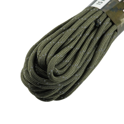 M-TAC Paracord 550 Mil-Spec Ranger 15m Green Reflective