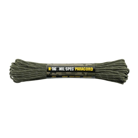 M-TAC Paracord 550 Mil-Spec Ranger 15m Green Reflective
