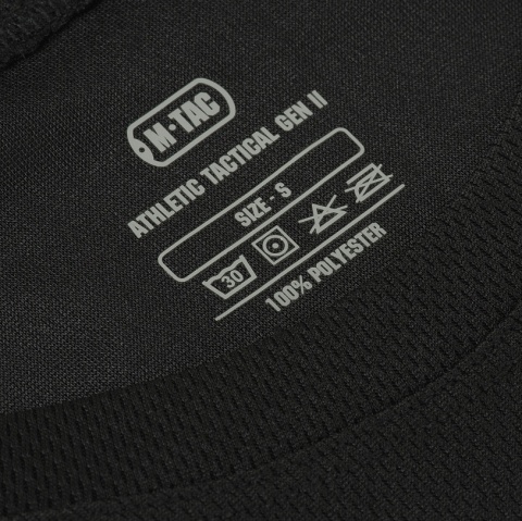 M-TAC Koszulka Athletic Tactical Gen.2 Black (Odporna na pot)