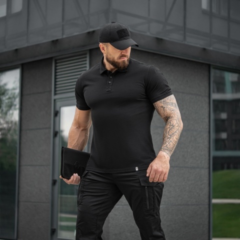 M-TAC Koszulka Polo Basic 65/35 Czarna