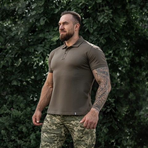 M-TAC Koszulka Polo Basic 65/35 Ciemno oliwkowa