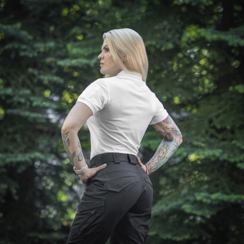 M-TAC Koszulka Polo Taktyczna 65/35 Lady Biała
