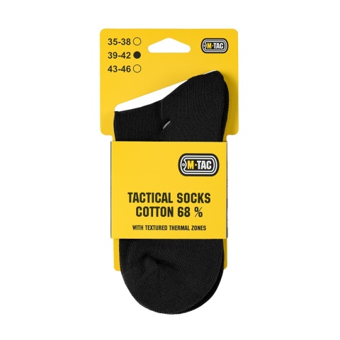 M-TAC Skarpety Tactical Socks Cotton 68 Black