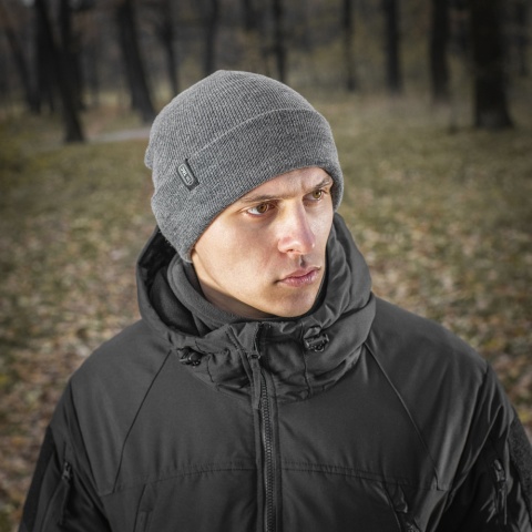 M-TAC Czapka Dzianinowa 100% Akryl Cienka Przędza Grey