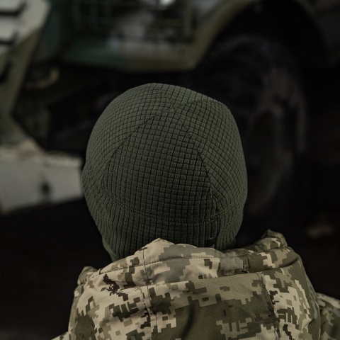 M-TAC Czapka Pod Kask Fleece Rip-Stop Army Olive