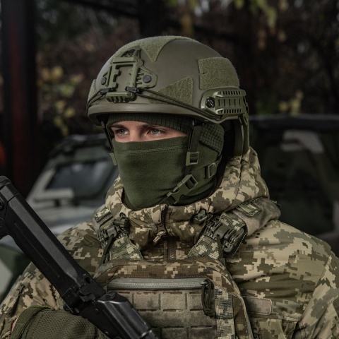 M-TAC Czapka Pod Kask Fleece Rip-Stop Army Olive