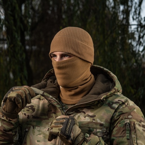 M-TAC Czapka Pod Kask Fleece Rip-Stop Coyote Brown