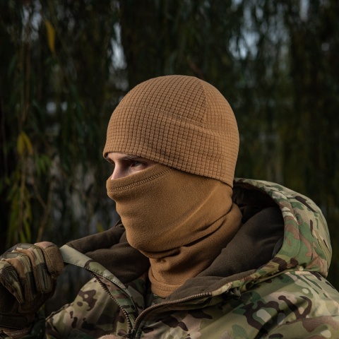 M-TAC Czapka Pod Kask Fleece Rip-Stop Coyote Brown