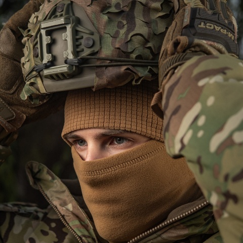 M-TAC Czapka Pod Kask Fleece Rip-Stop Coyote Brown