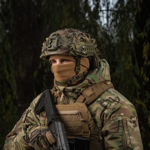 M-TAC Czapka Pod Kask Fleece Rip-Stop Coyote Brown