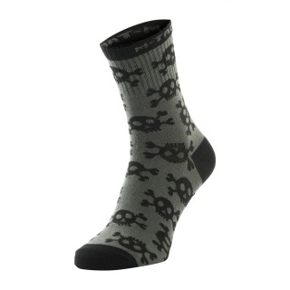 M-TAC Lekkie skarpetki Mk.3 Pirate Skull Olive