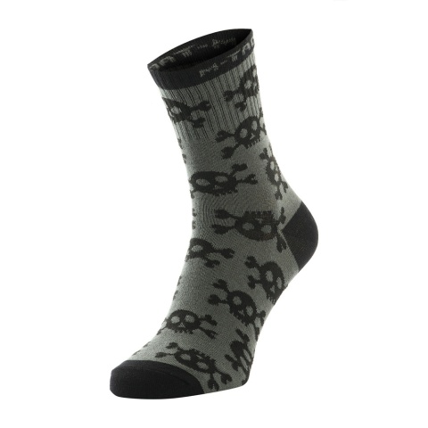 M-TAC Lekkie skarpetki Mk.3 Pirate Skull Olive