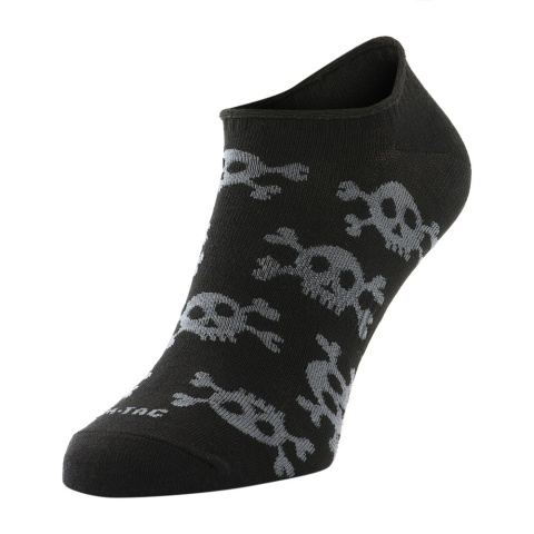 M-TAC Lekkie letnie skarpetki Pirate Skull Black