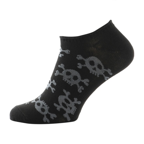 M-TAC Lekkie letnie skarpetki Pirate Skull Black