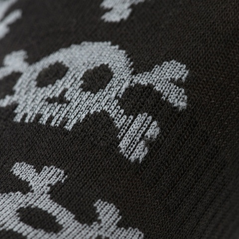 M-TAC Lekkie letnie skarpetki Pirate Skull Black