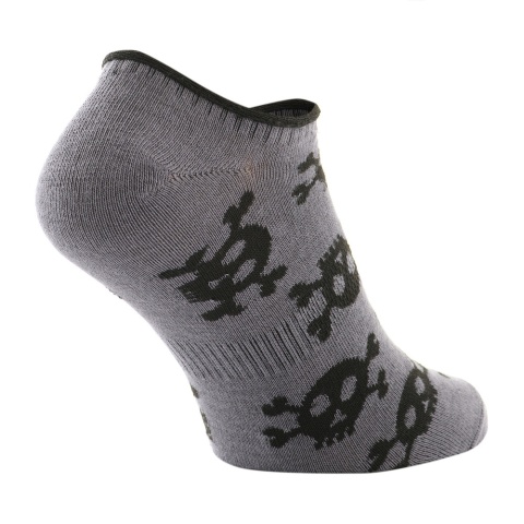 M-TAC Lekkie letnie skarpetki Pirate Skull Dark Grey