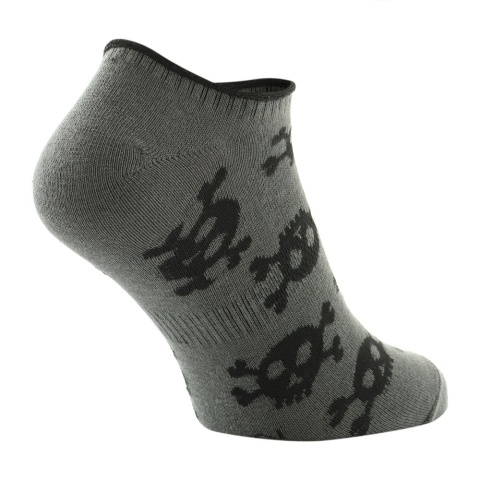 M-TAC Lekkie letnie skarpetki Pirate Skull Olive