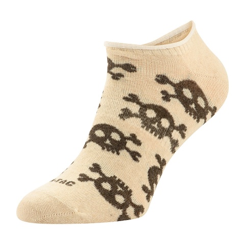 M-TAC Lekkie letnie skarpetki Pirate Skull Sand
