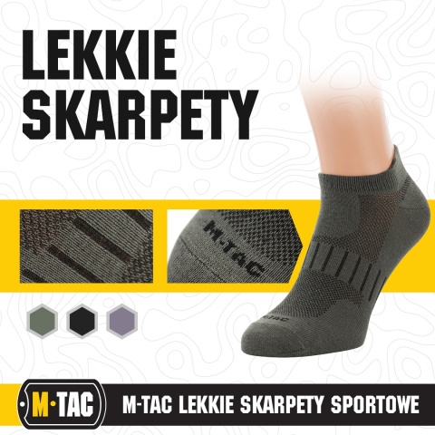 M-TAC Lekkie skarpety sportowe Olive