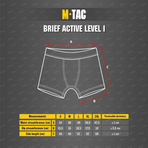 M-TAC Bokserki Active Level I Black