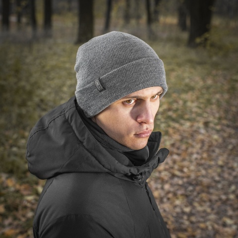 M-TAC Czapka Dzianinowa 100% Akryl Cienka Przędza Grey