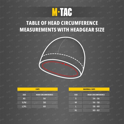 M-TAC Czapka Watch Cap Elite Polar 320 g/m² z rzepem Black