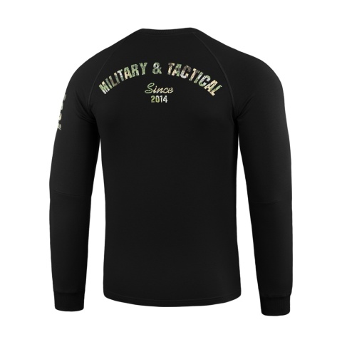 M-TAC Bluza Raglanowa Logo Czarna