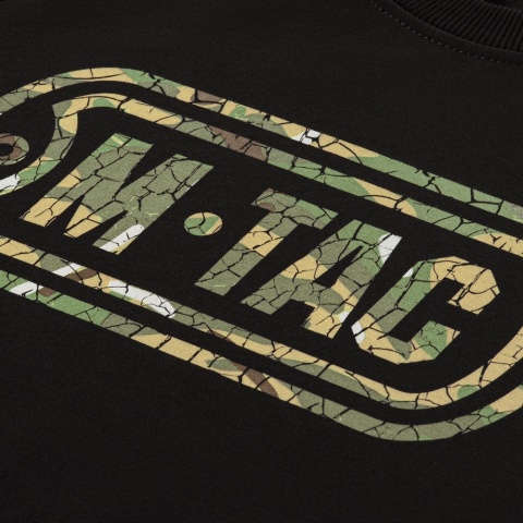 M-TAC Bluza Raglanowa Logo Czarna