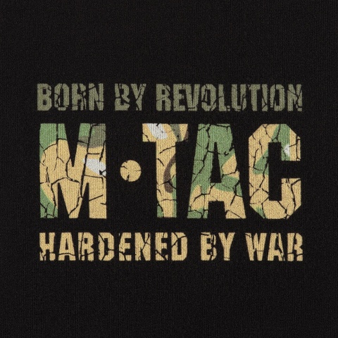 M-TAC Bluza Raglanowa Logo Czarna