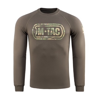M-TAC Bluza Raglanowa Logo Ciemno oliwkowa