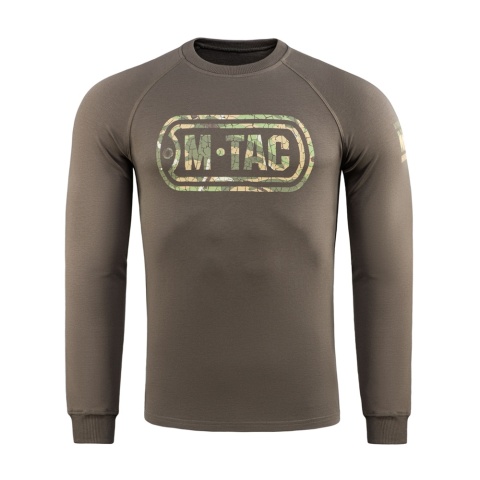 M-TAC Bluza Raglanowa Logo Ciemno oliwkowa