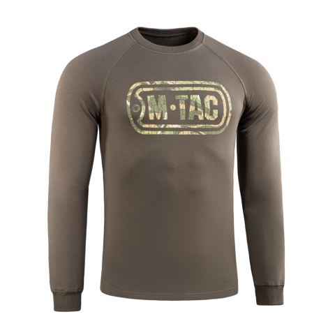 M-TAC Bluza Raglanowa Logo Ciemno oliwkowa