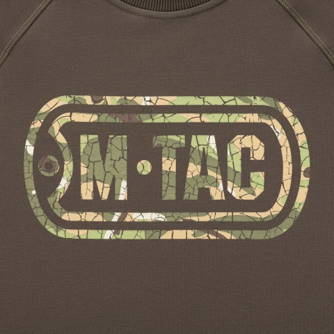 M-TAC Bluza Raglanowa Logo Ciemno oliwkowa