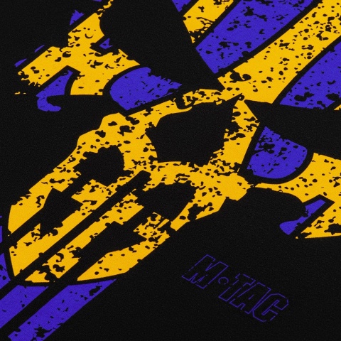 M-TAC Bluza Raglanowa Mściciel Black Yellow Blue