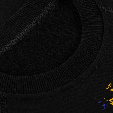 M-TAC Bluza Raglanowa Mściciel Black Yellow Blue