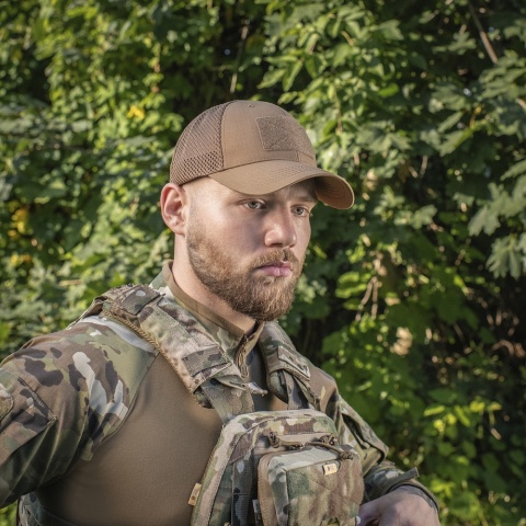 M-TAC Taktyczna Czapka z daszkiem siatka Elite Flex Coyote Brown
