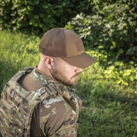 M-TAC Taktyczna Czapka z daszkiem siatka Elite Flex Coyote Brown