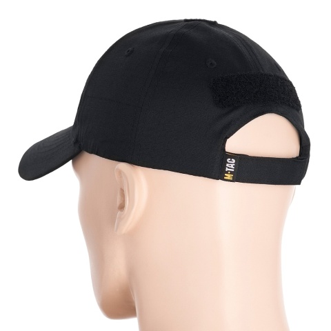 M-TAC Czapka z daszkiem na rzep Flex Rip-Stop Black