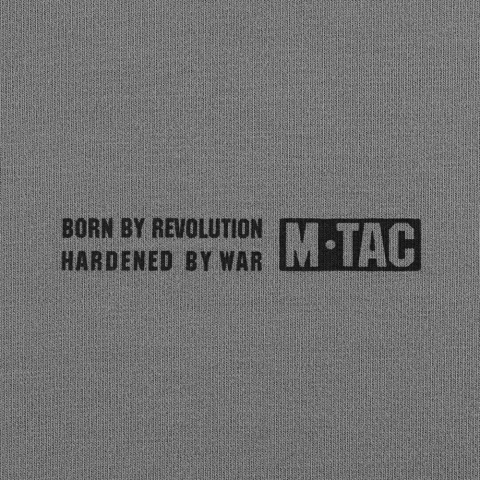 M-TAC Bluza Hoodie Born By Revolution Jasno szary