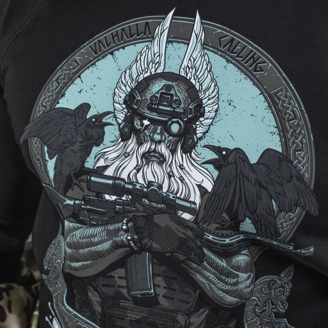 M-TAC Bluza Raglanowa Odin Mystery Czarna