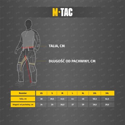 M-TAC Spodenki Aggressor Summer Flex Czarne