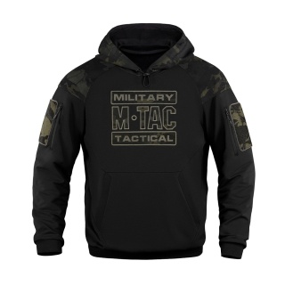 M-TAC Bluza Hoodie Combat Czarny MultiCam®