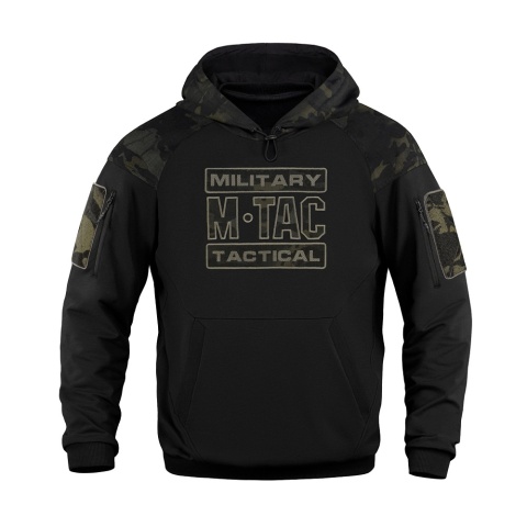M-TAC Bluza Hoodie Combat Czarny MultiCam®