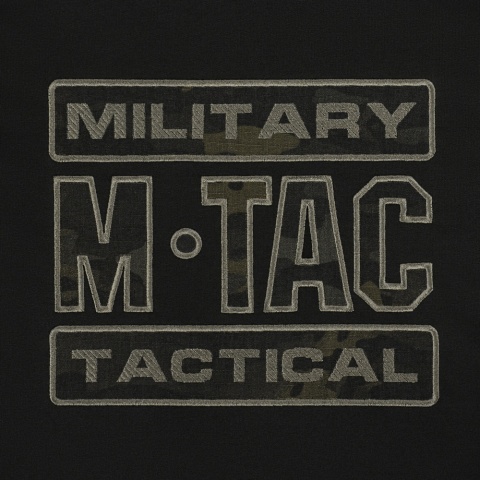 M-TAC Bluza Hoodie Combat Czarny MultiCam®