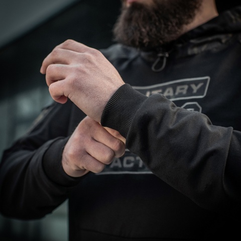M-TAC Bluza Hoodie Combat Czarny MultiCam®