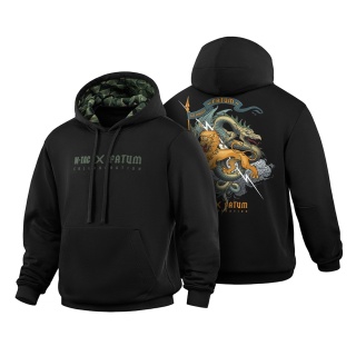 M-TAC Bluza Hoodie Cotton Hard Fatum Czarna