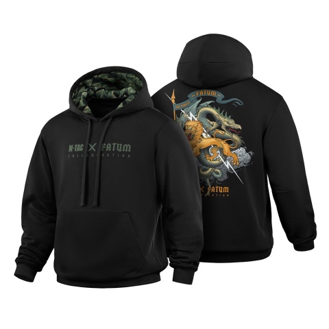 M-TAC Bluza Hoodie Cotton Hard Fatum Czarna