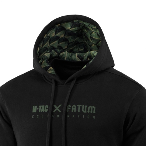 M-TAC Bluza Hoodie Cotton Hard Fatum Czarna